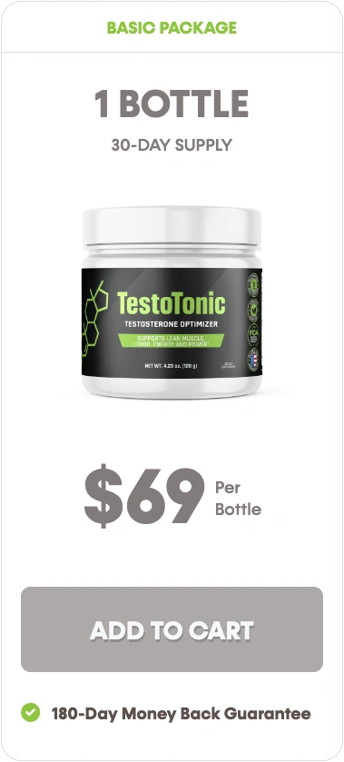 TestoTonic one bottle